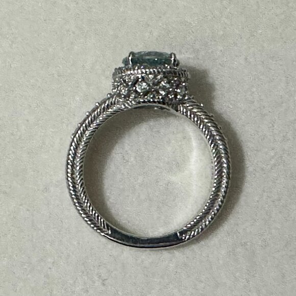 Judith Ripak Paraiba size 5 Sterling Silver Ring - Picture 7 of 8